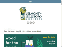 Tablet Screenshot of belmont-hillsboro.org